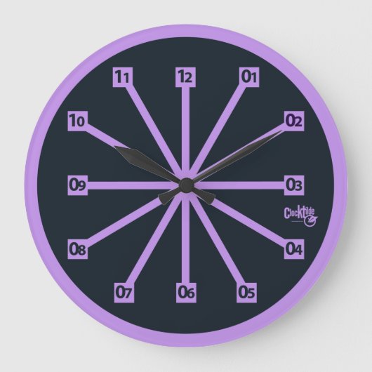 HORLOGE TILDE LINEA COULEUR CIRCULAIRE (Recto)