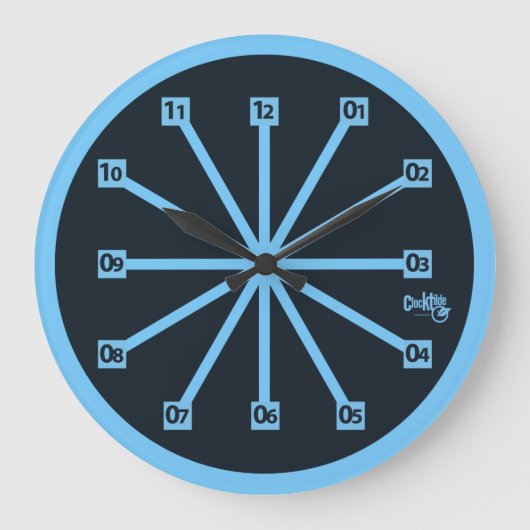 HORLOGE TILDE LINEA COULEUR CIRCULAIRE (Recto)
