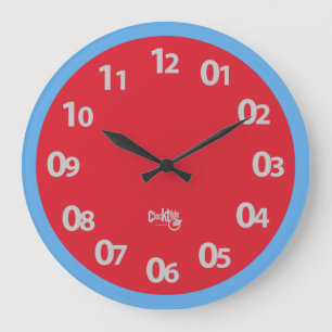 HORLOGE TILDE LINEA COULEUR CIRCULAIRE