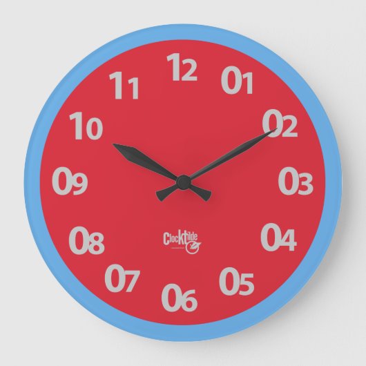 HORLOGE TILDE LINEA COULEUR CIRCULAIRE (Recto)