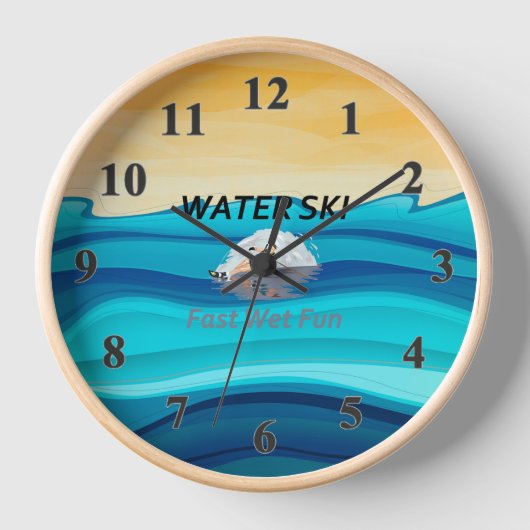 Horloge TOP Water Ski (Recto)