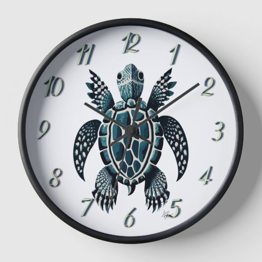 Horloge Tortue de mer (Recto)