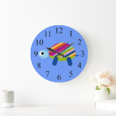 Horloge Tortue Enfants Colorée (Maison)