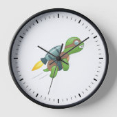 Horloge Tortue volante avec un Jetpack (Recto)