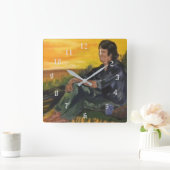 Horloge tôt le matin /Sarr (Maison)