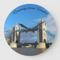 Horloge-Tour de pont Londres. Grande horloge
