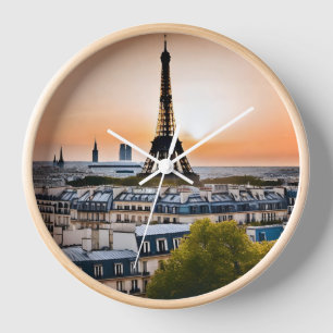 Horloge Tour Eiffel Paris