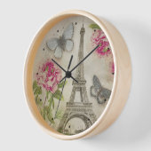 Horloge Tour Eiffel vintage Paris (Angle)