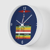 Horloge Tour JML Communications Logo & Graphique RSSI (Angle)