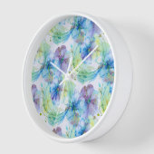 Horloge Tourbillon floral aquarelle (Angle)
