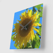Horloge - Tournesol (Angle)