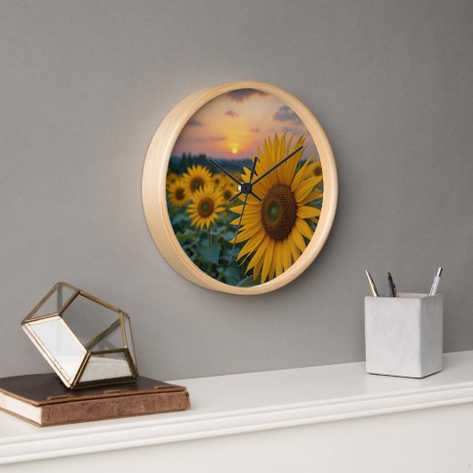 Horloge tournesol (Bureau)
