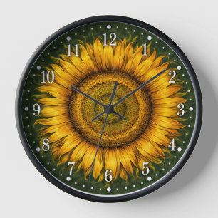 Horloge Tournesol