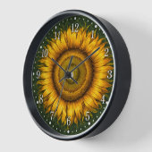 Horloge Tournesol (Angle)