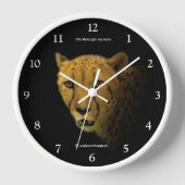 Horloge Trading Glances with a Magnifique Cheetah Cat (Recto)