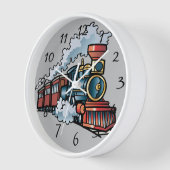 Horloge train Animé 24h/24 (Angle)