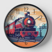 Horloge train cool en train (Recto)