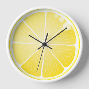 Horloge Tranche de citron