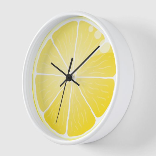 Horloge Tranche de citron (Angle)