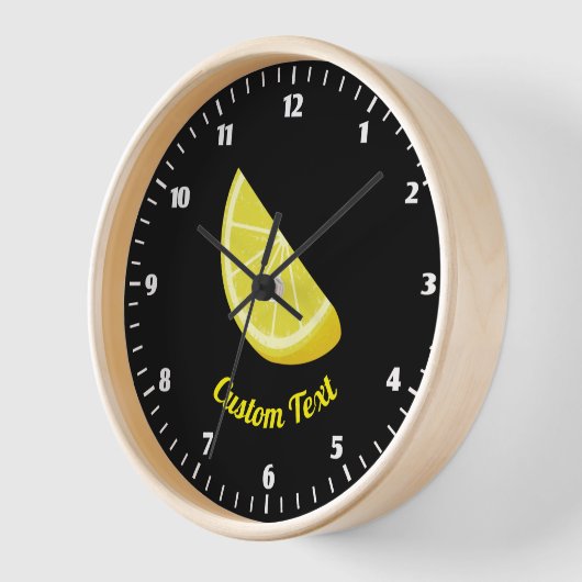Horloge Tranche de citron (Angle)