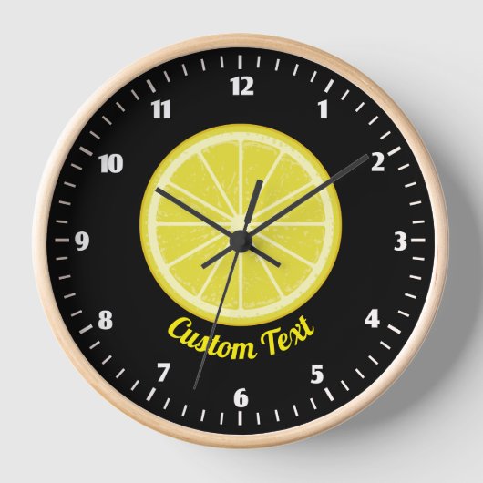 Horloge Tranche de citron (Recto)