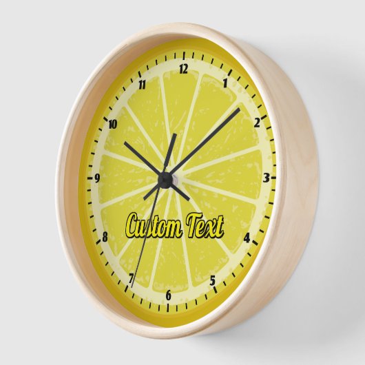 Horloge Tranche de citron (Angle)