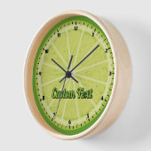 Horloge Tranches de chaux (Angle)