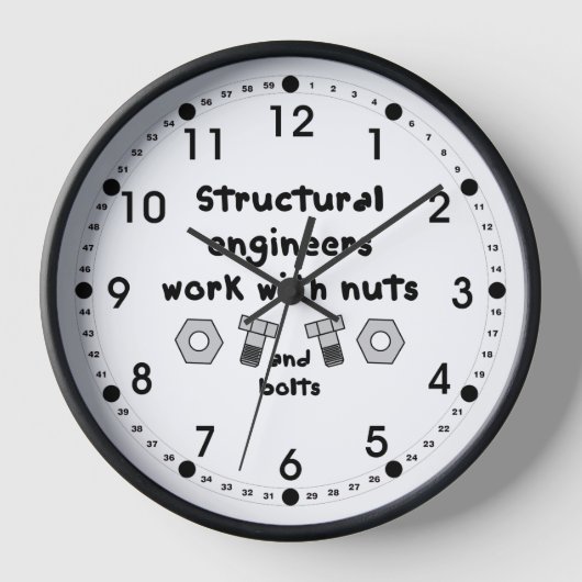 Horloge Travail de Structural Engineers (Recto)