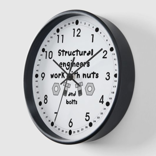 Horloge Travail de Structural Engineers (Angle)