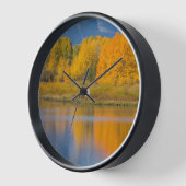 Horloge Trembles colorés d'automne (Angle)