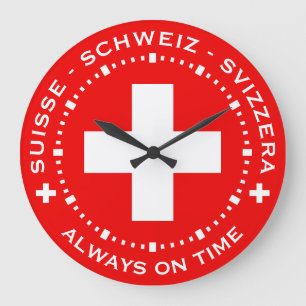 Horloge très suisse - Toujours à l'heure