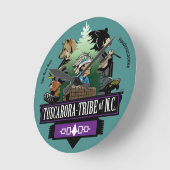 Horloge tribale par ~Tuscarora Tribe du NC ~ ~ (Angle)