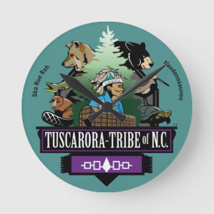 Horloge tribale par ~Tuscarora Tribe du NC ~ ~