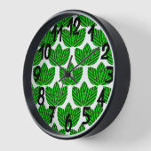 Horloge Trios de feuilles (Angle)
