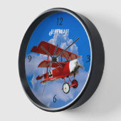 Horloge Triplane Watch "Baron Rouge" (Angle)