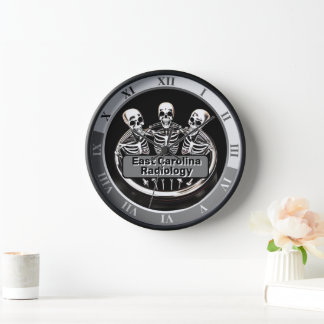 Horloge Trois Skeletons Amicaux Votre Nom De Ministère