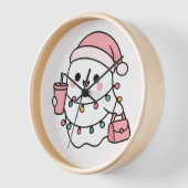 Horloge Trop mignon pour parler Noël (Angle)