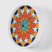 Horloge Tropical Breeze Mosaïque marocaine (Angle)