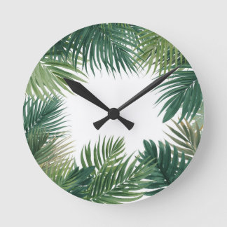Horloge tropicale botanique