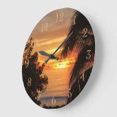Horloge tropicale de coucher du soleil (Angle)