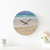 Horloge tropicale des murs de plage (Maison)