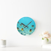 Horloge tropicale Hawaiian Fish Wall (Maison)