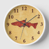 Horloge Truite rustique (Recto)