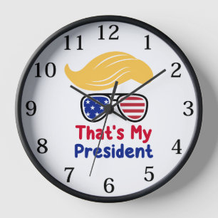 Horloge Trump 47 - C'est mon président