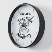 Horloge tu es une maman formidable (Angle)