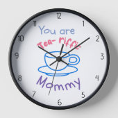 Horloge tu es une maman formidable (Recto)
