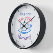 Horloge tu es une maman formidable (Angle)
