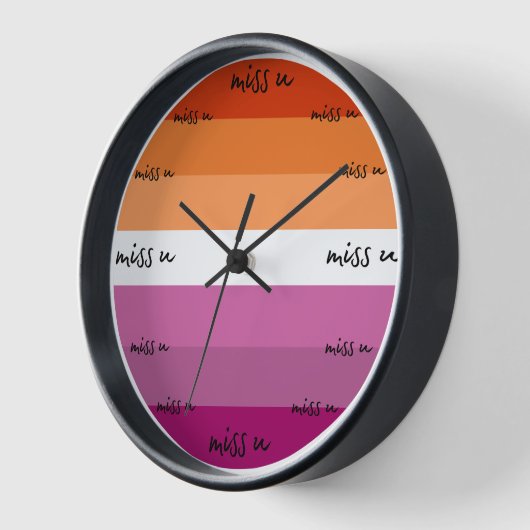 Horloge Tu me manques (Angle)