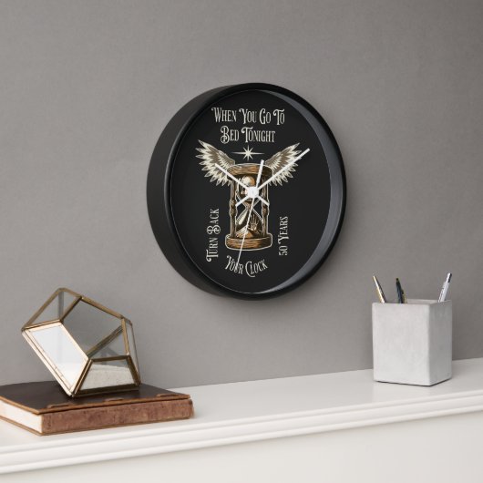 Horloge Turn Back Your Clock 50 Years (Bureau)