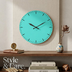 Horloge Turquoise Minimaliste Parfaite pour Tout S